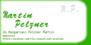 martin pelzner business card